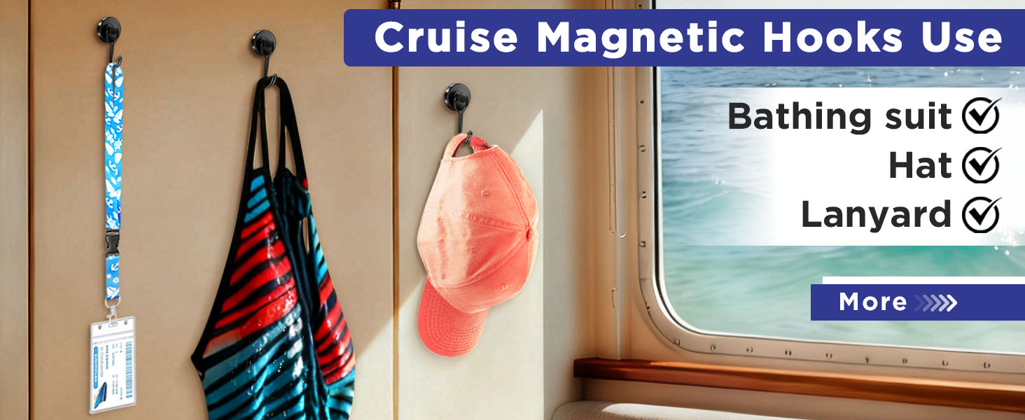 cruise hooks for bathing suit,hats,lanyard
