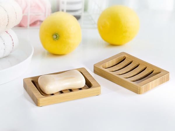 bamboo soap dish