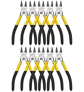 Wire Cutters 10 Pack, 6.5 inch, BOOSDEN Flush Cutters, Spring Loaded Cutting Pliers, Side Cutters...