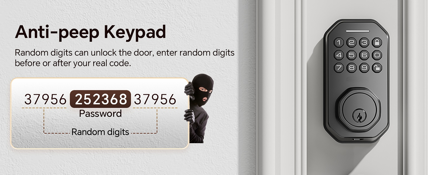 keyless entry door lock