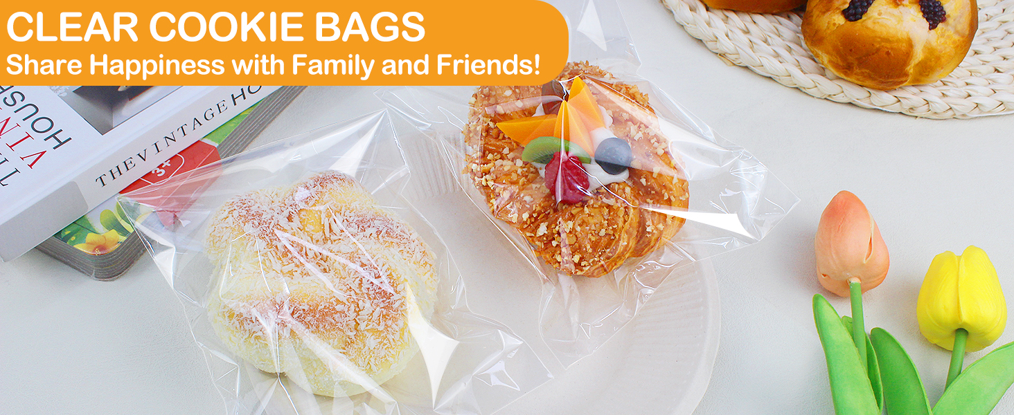 clear cookie bags