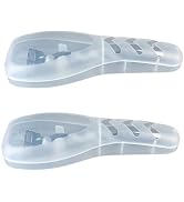 2Pcs Clear Portable Travel Men Manual Razor Protector Plastic Box Cover Container Storage Shaver ...