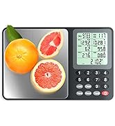 Fuzion Nutrition Food Scale, Digital Food Scale for Weight Loss, Calculating Food Facts, Macro, C...
