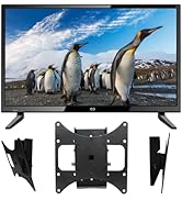 32" LED HDTV with Wall Mount | High Definition Television 720p 60Hz TV, Lightweight and Slim Desi...