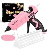 THINKLEARN Hot Glue Gun Full Size, 60/100W Dual Power Glue Gun with 15 Glue Sticks(7/16''), Heavy...
