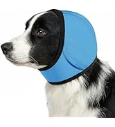No Flap Ear Wraps for Dogs, Dog Ear Muffs Noise Protection & Anxiety Relief, Quiet Ears Cover Hea...