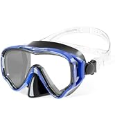 Adult Diving Masks Full Face Snorkel Mask -Anti-Fog Dry Snorkel System Prevents Leaks for Effortl...