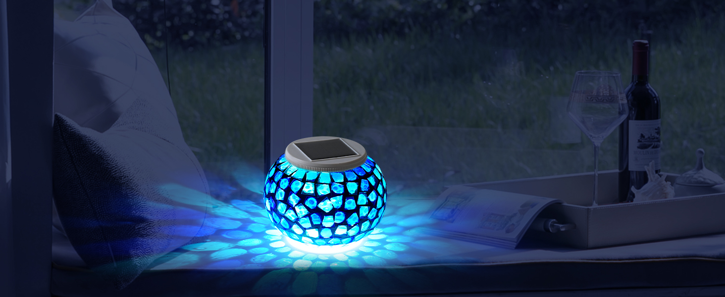 mosaic solar lights outdoor solar garden lights