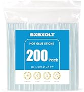 200pcs Hot Glue Sticks, 0.28inches/0.7cm Glue Gun Sticks Bluk, Mini Glue Sticks, Clear Glue Stick...