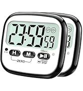 AyayaBoss 2-Pack Magnetic Kitchen Timers for Cooking, Digital Stop Watch Countdown Timer for Kids...