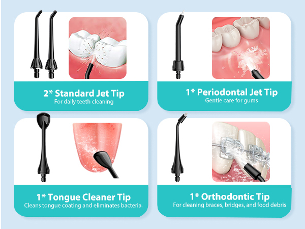 Selección de dientes dentales Flosser de agua IPX7 Waterproof