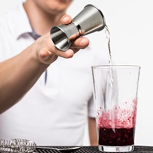 Shaking up cocktail at home