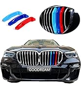 Exact Fit ///M-Colored Grille Insert Trims Compatible with BMW X5 G05 2019 2020 2021 2022 Accesso...