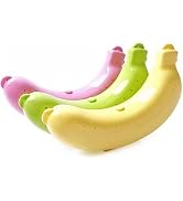 YLiiii 3Pcs Banana Storage BPA-Free Outdoor Travel Case,Keep Fresh Banana Keeper and Protector, C...