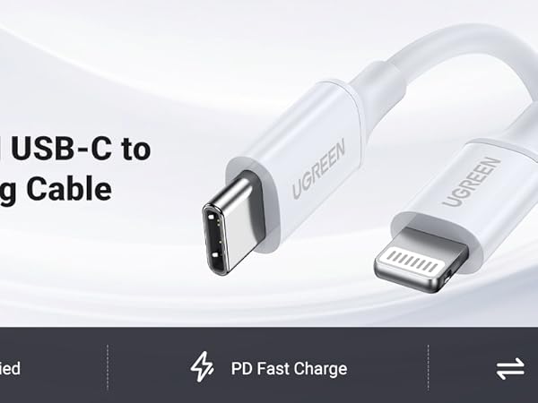 USB C to lightning Cable