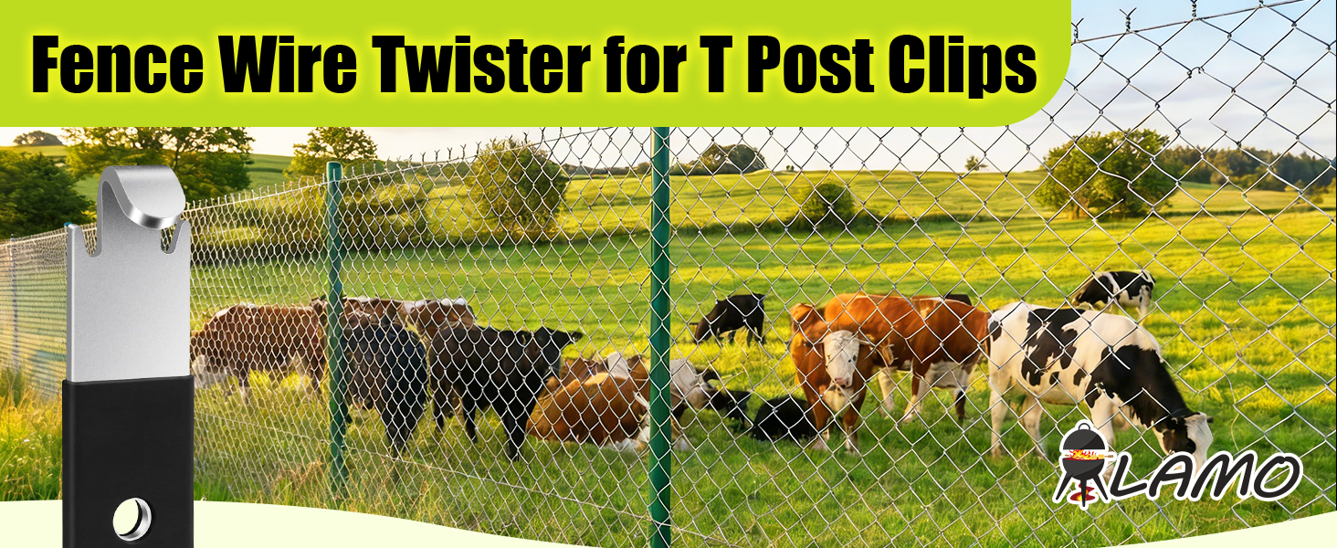 Black Fence Wire Twister