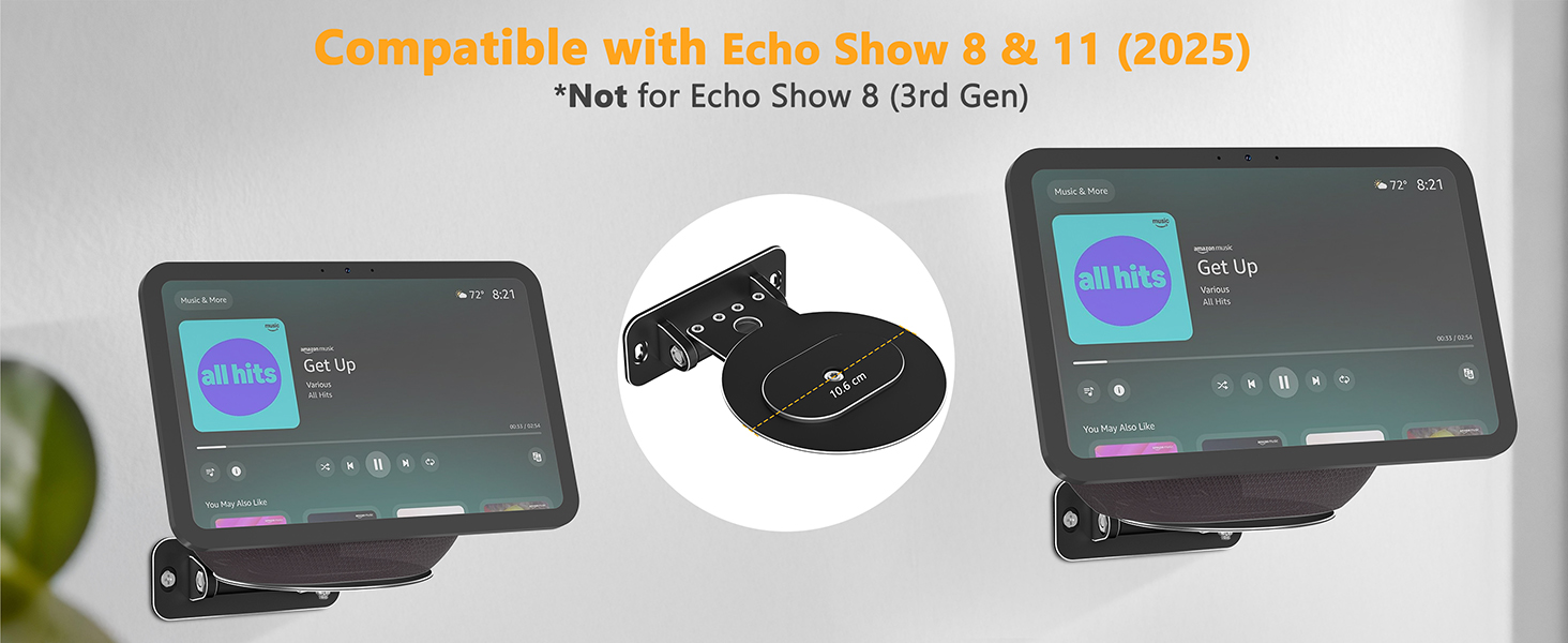 wall mount for echo show 8 and 11 -4