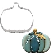 LILIAO Thanksgiving Pumpkin Cookie Cutter - 3.4 x 2.9 inches - Stainless Steel