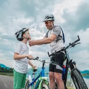 biking
