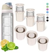 Ice Cube Tray for Owala FreeSip Bottle 24-40oz, No White Residue, Easy Fill and Release Ice Maker...