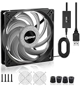 MEGAttA 120mm High Speed 2500 RPM Low Noise External Cooling Fan,for Receiver,Raspberry, PlayStat...