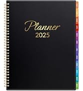 GNL 2025 Weekly and Monthly Planner, January - December 2025, 8.5" x 11" Monthly Planner with Fle...