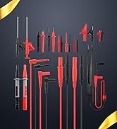 KAIWEETS 23PCS Multimeter Test Leads Kit with Replaceable Precision Probes Set and Alligator Clip...