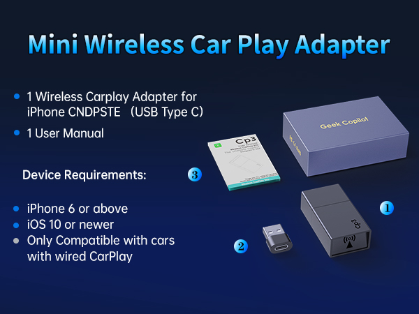 Wireless CarPlay Adapter for iPhone