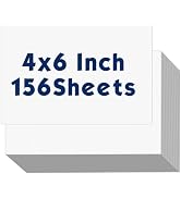 156 Pack 4x6 White Cardstock Paper Card Stock Heavyweight Blank Card 4x6 White Cards Photo Paper ...