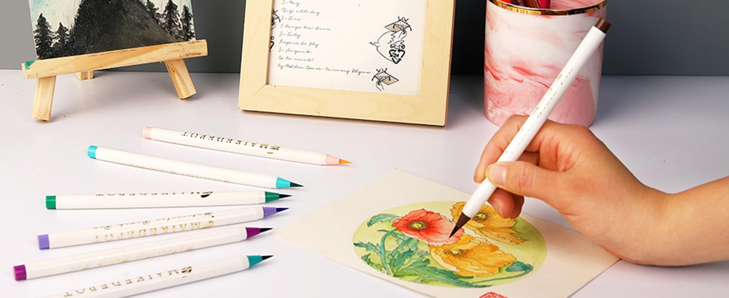 watercolor markers