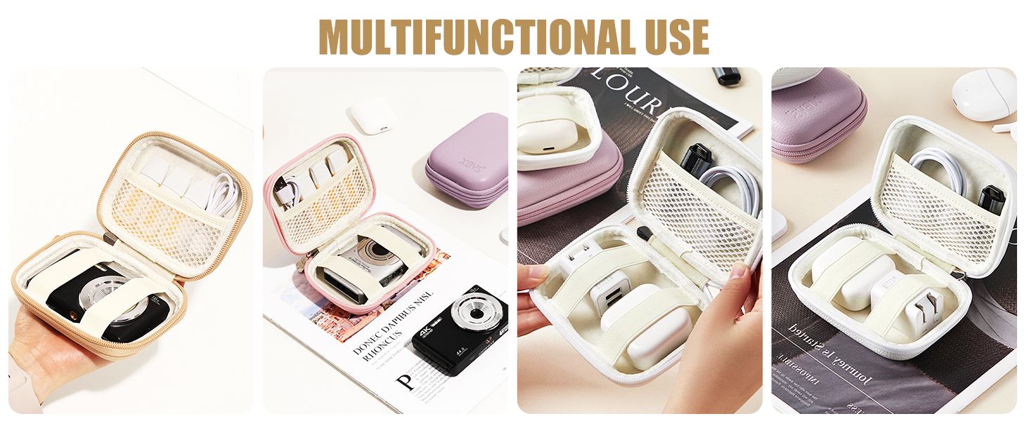 CAMKORY DC403 FHD 1080P Digital Point and Shoot Vlogging/ SD Card, Travel Carry Cases Bag