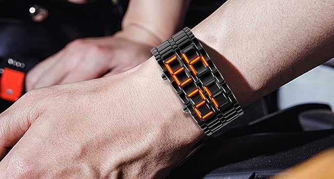 waterproof men watch digital