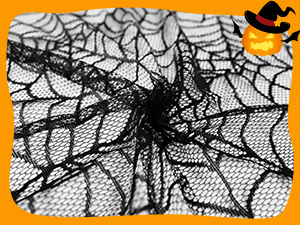 spider web table cloth