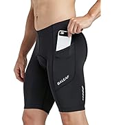 baleaf Men's Padded Bike Shorts Cycling Road Biking Riding Bicycle Cycle Wear Pockets UPF 50+ MTB...