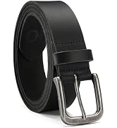 CHAOREN Mens Belts Leather - 35mm Genuine Leather Belt for Jeans - Men Gift for Casual Dress