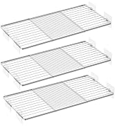 Tension Shelf Organizer for Closet, Adjustable 17-31" with Heavy-Duty Adhesive - DIY Expandable S...