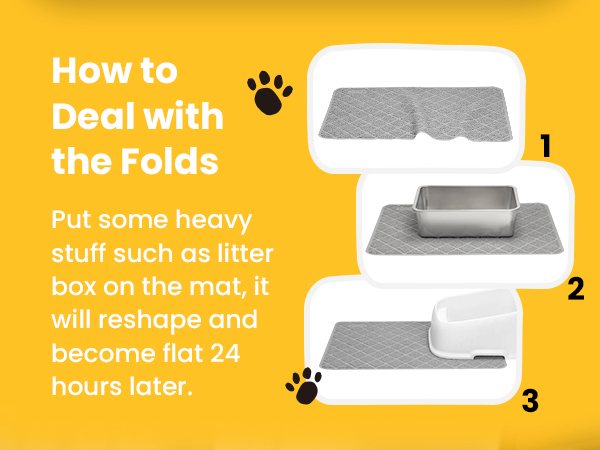 cat litter mat