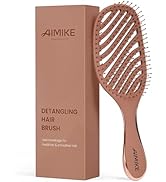AIMIKE Detangler Brush, Wet Dry Vented Hair Brush w/Soft Bristles, Pain-Free Detangling Hairbrush...