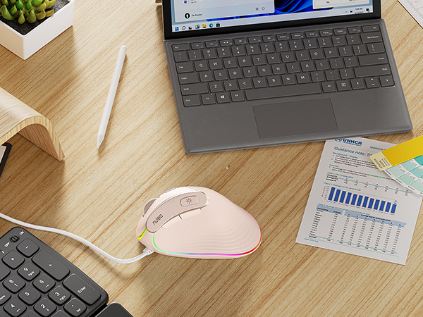 Nulea M504 Wired Vertical Mouse