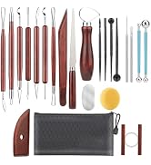 23PCS Clay Tools Sculpting, Ceramic & Pottery Modeling Tool, Ceramics Tools Set, Polymer Tools Ki...