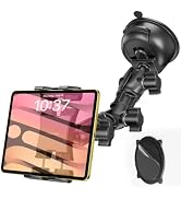 OHLPRO Tablet Holder for Car Dashboard Windshield, Long Arm iPad Holder for Car with 90mm Suction...