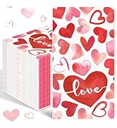 IANFEPH 100 Pcs Valentine's Day Dinner Napkins 3 Ply Disposable Bathroom Guest Hand Paper Towels ...