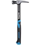 OX Ultrastrike 20oz Anti Vibe Framing Claw Hammer, Martillo de Construccion | 20 oz Straight Desi...