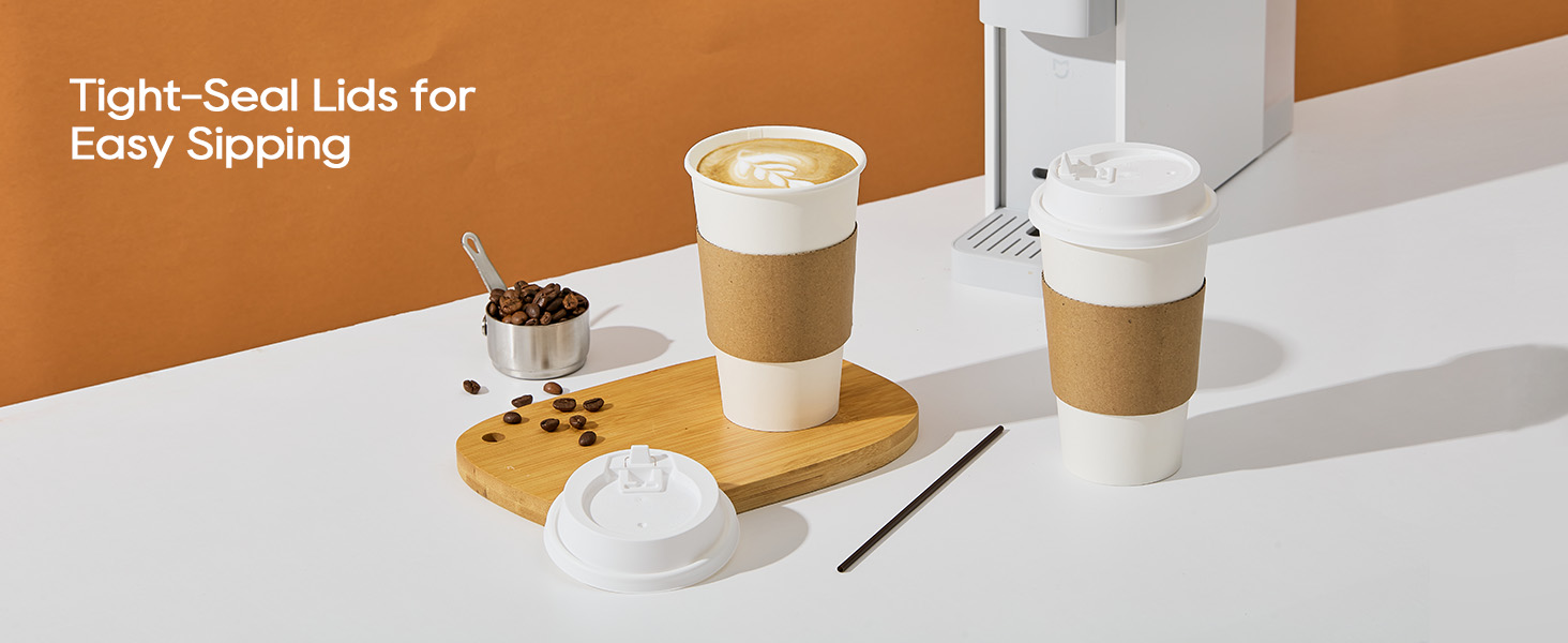 coffee cups with lids