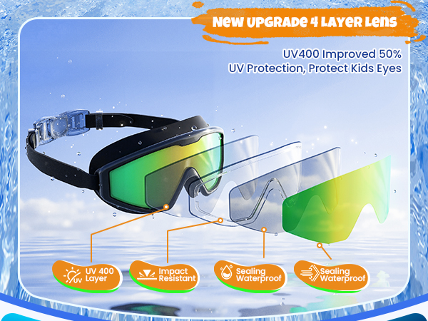 KIDS SWIM GOGGLES