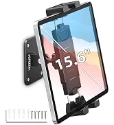 Urmust Universal Tablet Wall Mount Holder, 360° Adjustable, for 4.7-15.6" Devices, iPad, Galaxy T...