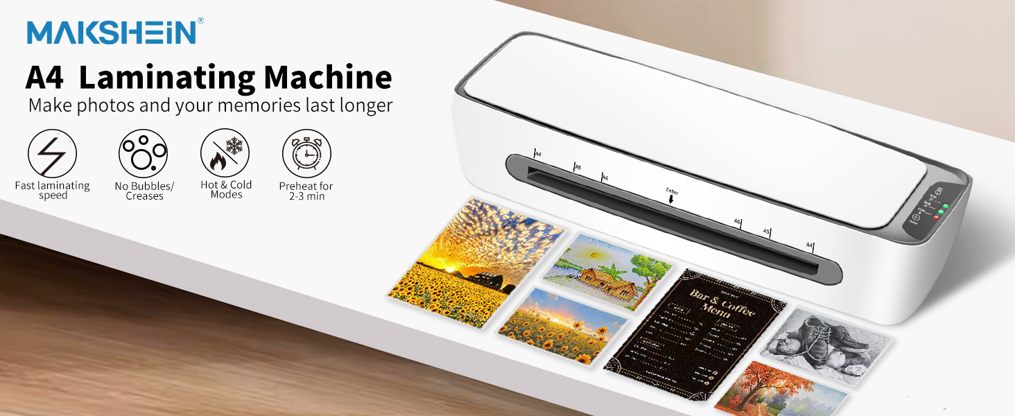 Laminator Machine for Documents and Photos