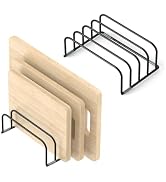 KORRTFID Cutting Board Storage Rack, Compact Cutting Board Organizer, Chopping Board Storage Stan...