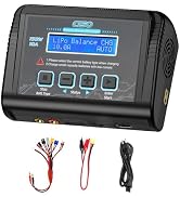 Lipo Battery Charger, 1-6S Balance Charger Discharge 150W 10A AC/DC for Li-Po Li-Hv Ion Fe NiMH N...