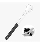 Professional Bike Pedal Wrench, Cr-V Steel + Ni-Cr Plating Super Hard Bicycle Pedal Removal Tool,...